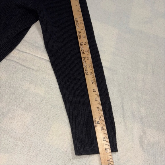 VTG TIARA INTERNATIONAL BlackCardigan  Reindeer Embroidery Full Zip Women’s SzXL - Picture 14 of 14